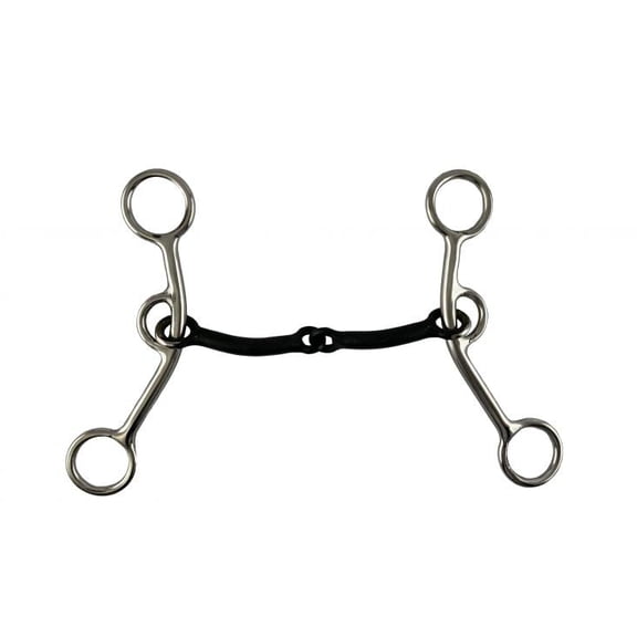 Showman Stainless Steel 5" Sweet Iron Broken Mouth Bit
