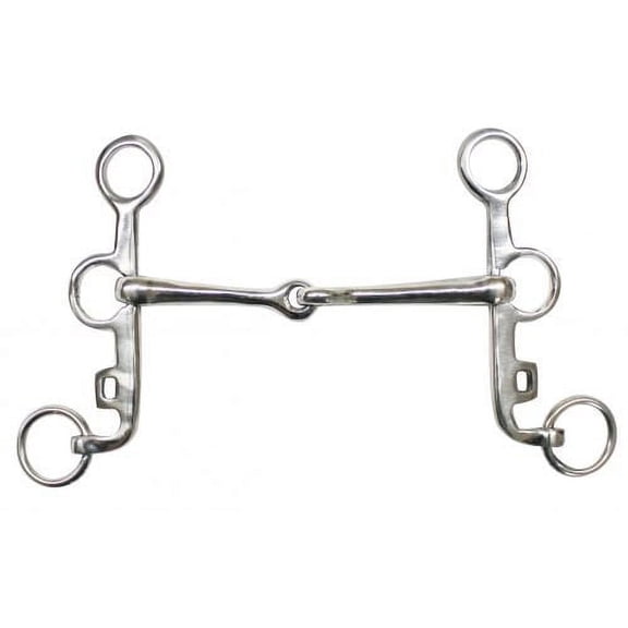 Showman Stainless Steel Argentine Snaffle Bit