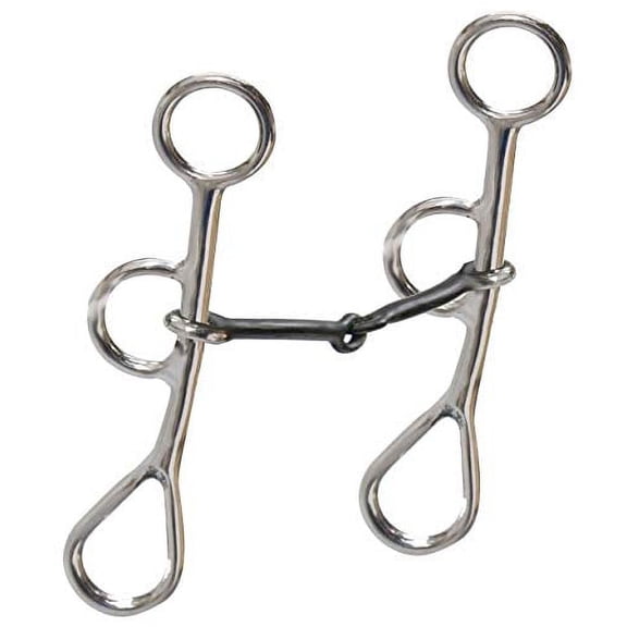 Showman Stainless Steel Colt Sweet Iron Broken Snaffle Bit