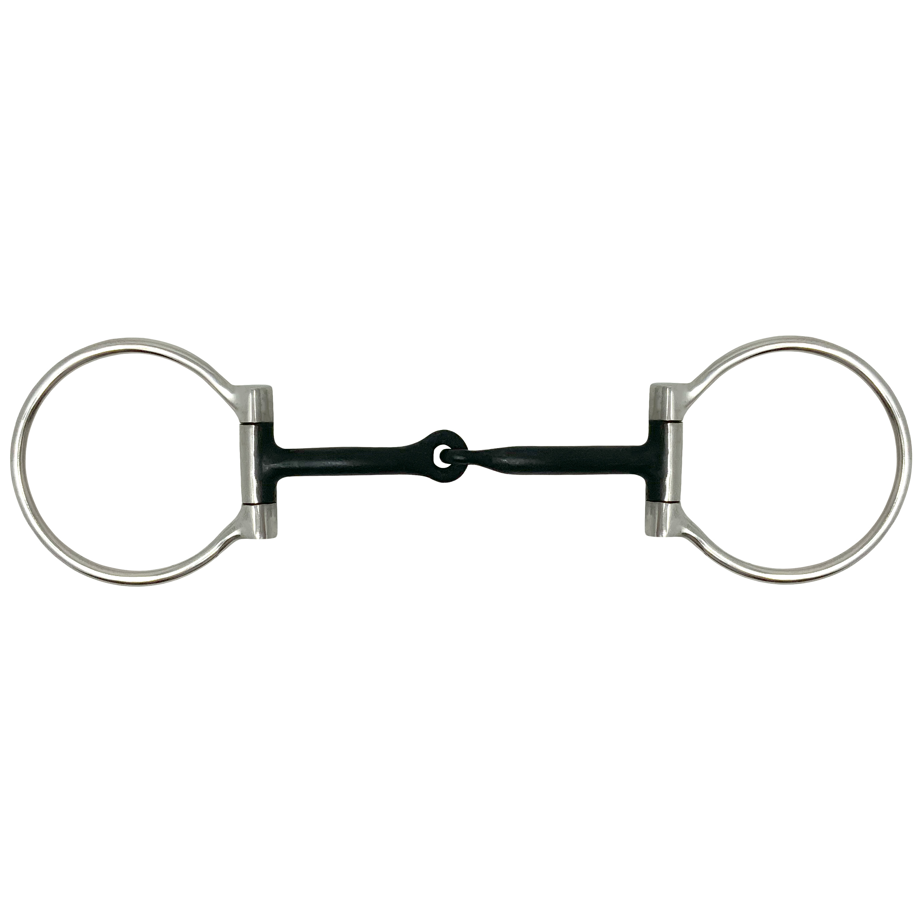 Downunder Horsemanship Hunter D-Ring Low Port Snaffle Bit - Sweet Iron