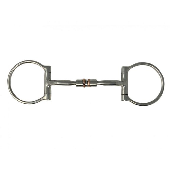 Showman Stainless Steel D-Ring Bit w/ Copper Ring Center