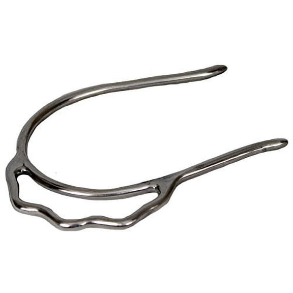 Showman Stainless Steel Sidewinder Slip On Spurs