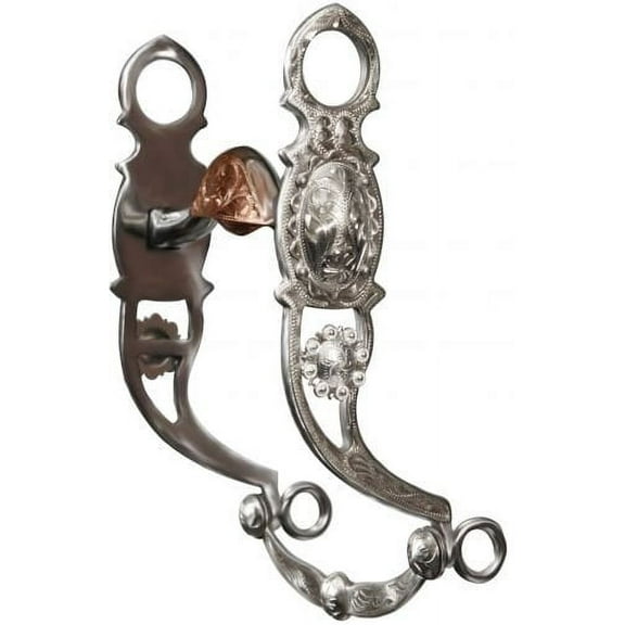 Showman Stainless Steel Silver Spade Show Bit