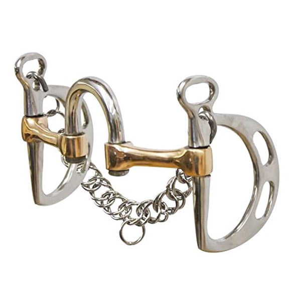 Showman Stainless Steel Slotted Correction Kimberwick Bit