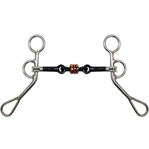 Showman Stainless Steel Training Bit w/ Copper Roller