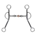 thumbnail image 1 of Showman Stainless Steel Training Snaffle Bit, 1 of 1