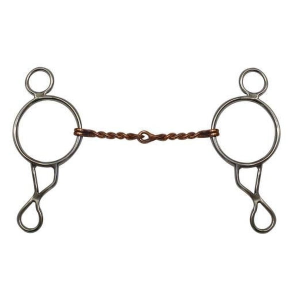 Showman Stainless Steel Wonder Bit w/ 5" Copper Twisted Broken Mouth