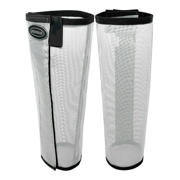 Showman Stand-Up Fly Boots (White, Pony)