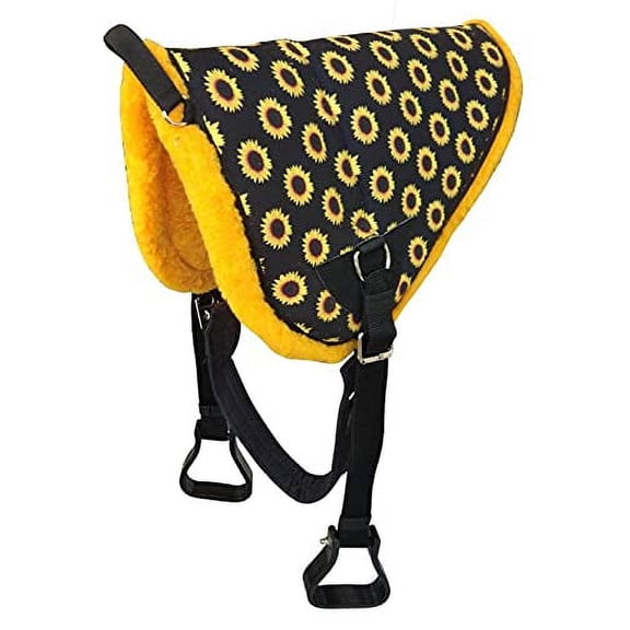 Showman Sunflower Design Bareback Saddle Pad