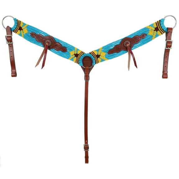 Showman Sunlit Sky Mohair Breast Collar