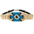 thumbnail image 1 of Showman Tan Wool Blend Multi-Strand String Wither Strap w/ Aztec Design, 1 of 1