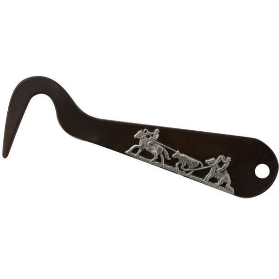 Showman Team Roping Brown Steel Hoof Pick