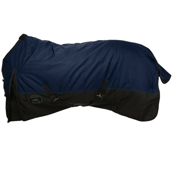 Showman Waterproof & Breathable 1200 Denier Turnout Horse Blanket (Navy, 74")