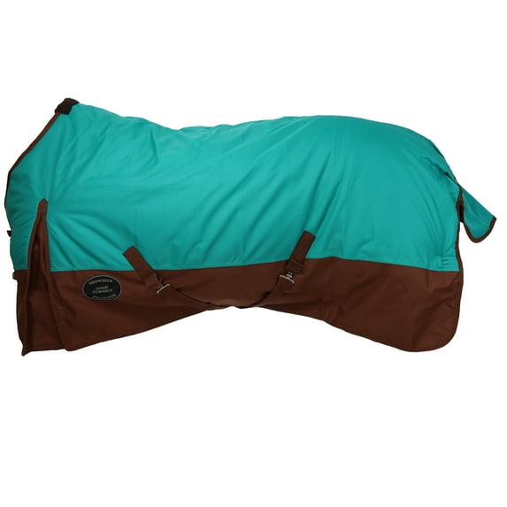 Showman Waterproof & Breathable 1200 Denier Turnout Horse Blanket (Teal, 70")