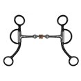 thumbnail image 1 of Showman Western Dotted Loomis Shank Copper Disc Bit, 1 of 1