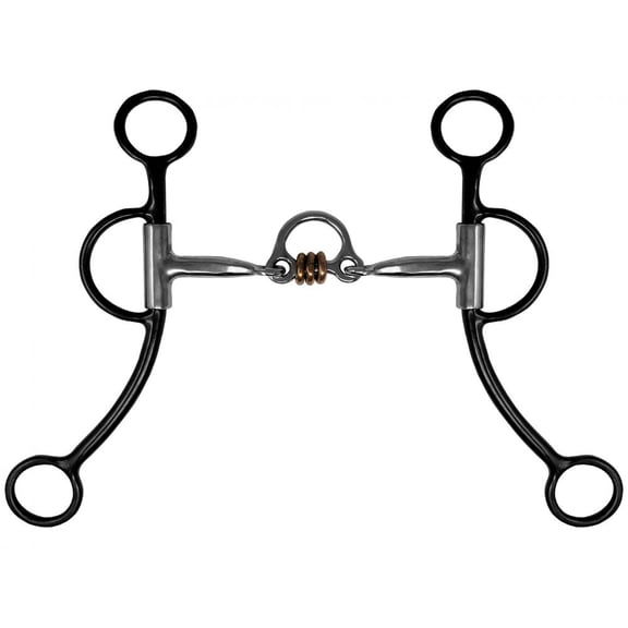 Showman Western Loomis Shank Copper Disc Bit