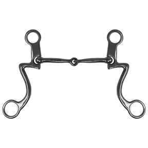 Showman Western Seven Shank Smooth Snaffle Bit