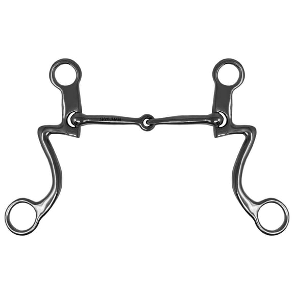 Showman Western Seven Shank Smooth Snaffle Bit