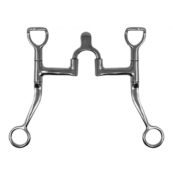 Showman Western Shank Bit w/ Cathedral Correction Mouth