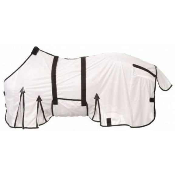 Showman White Lightweight Mesh Fly Sheet