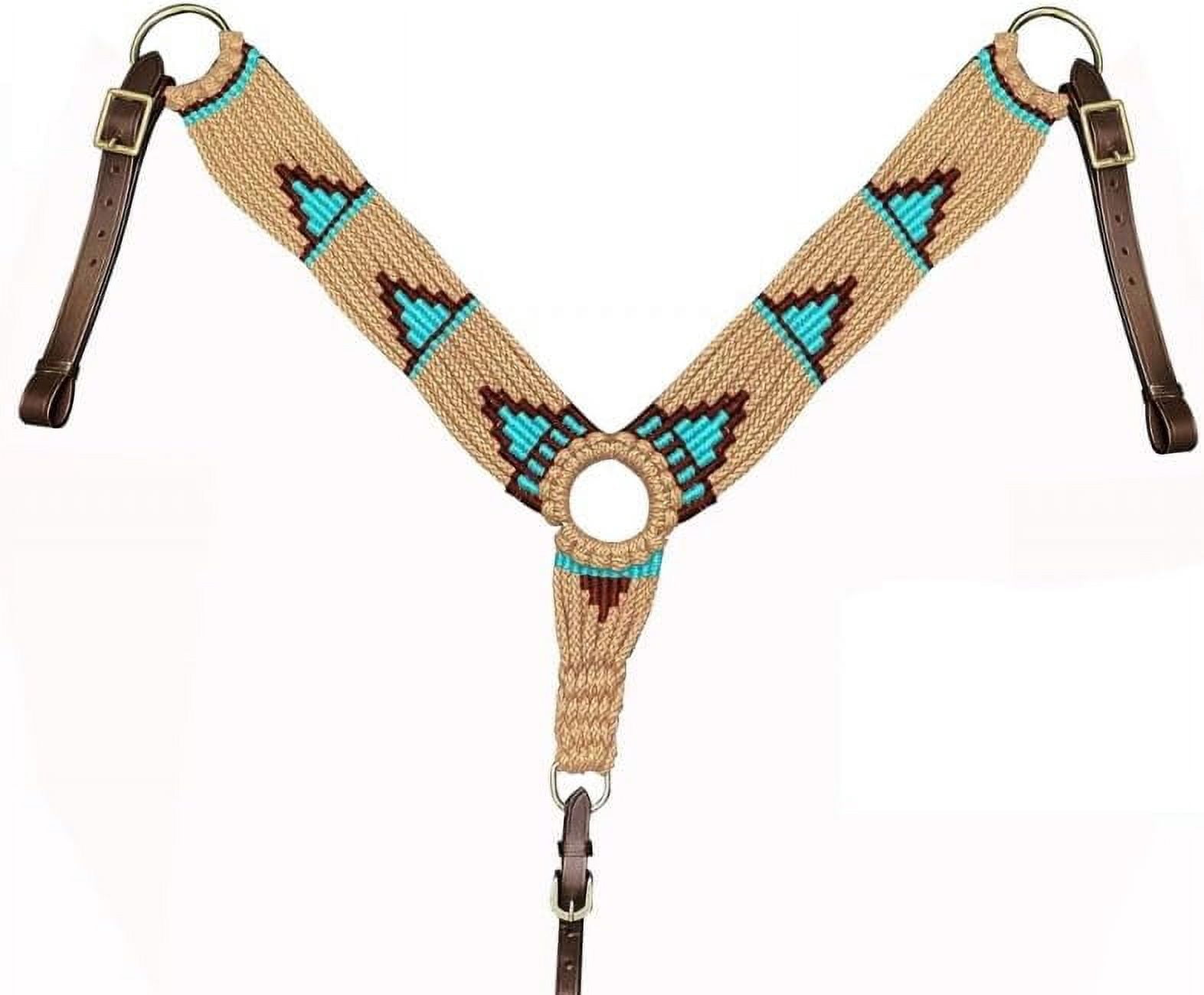 Collier poitrine string laine multi brins design aztèque Showman
