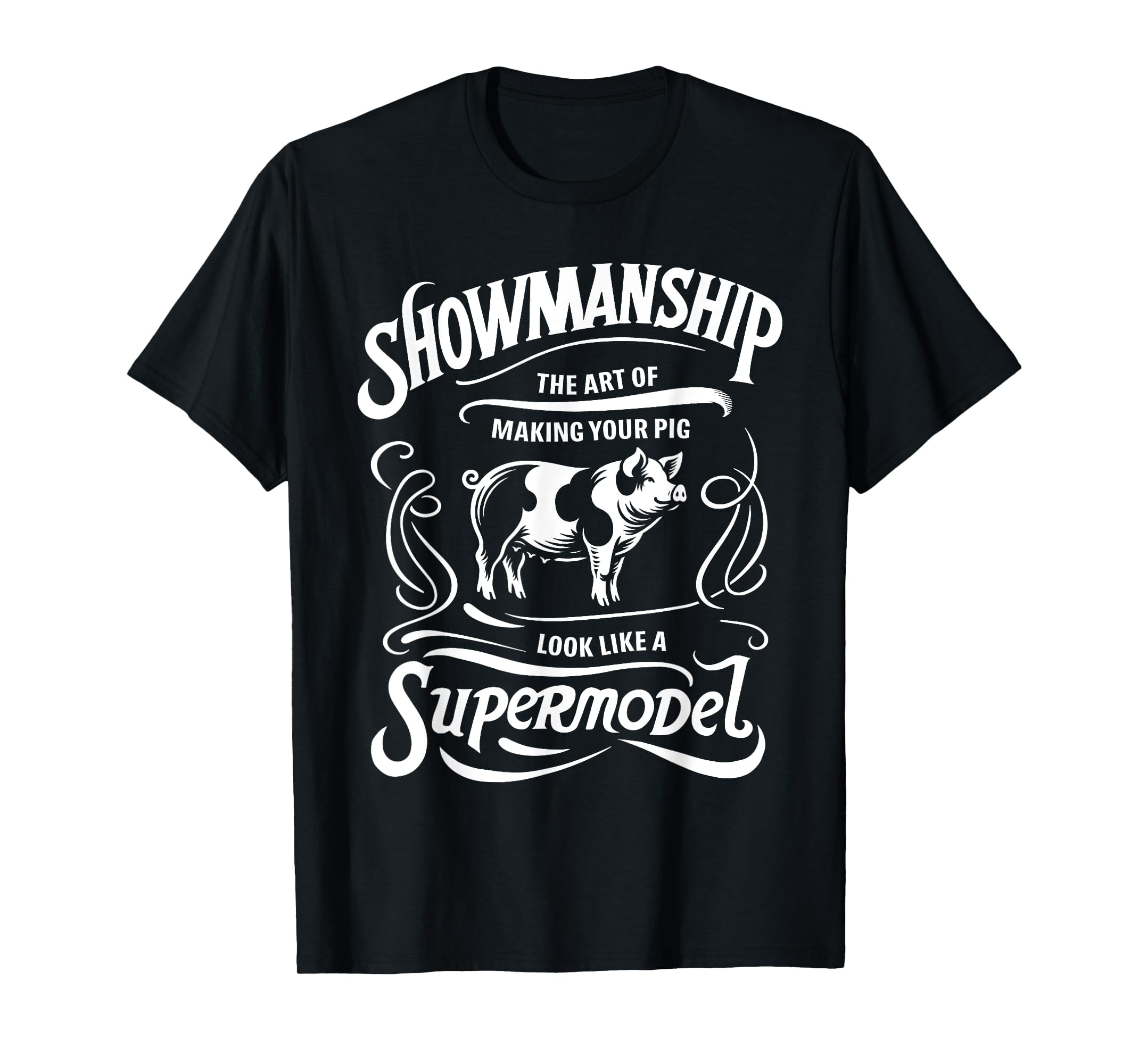 Showmanship Definition Fair Animal Show Pig Livestock Show TShirt