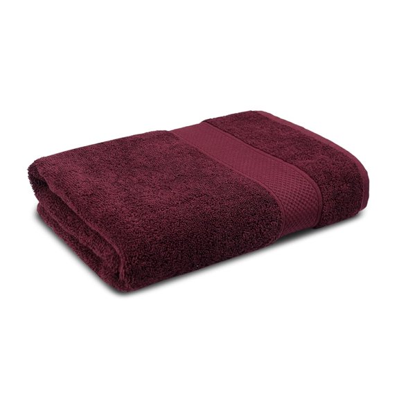 Showstopper Cotton Bath Towel 500 Gsm (Red Wine)