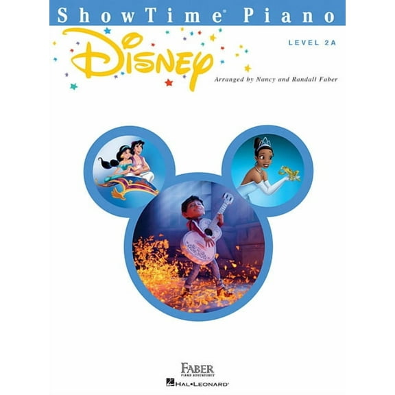 Showtime Piano Disney Easy Piano Sheet Music Beginner Disney Songbook for Kids and Students Level 2a Arrangements from A, (Paperback)