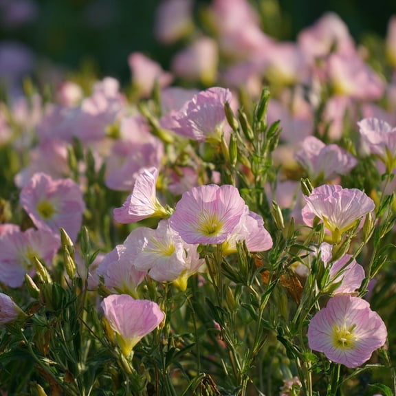Showy Evening Primrose 500 Seeds Pink Fragrant Blooms
