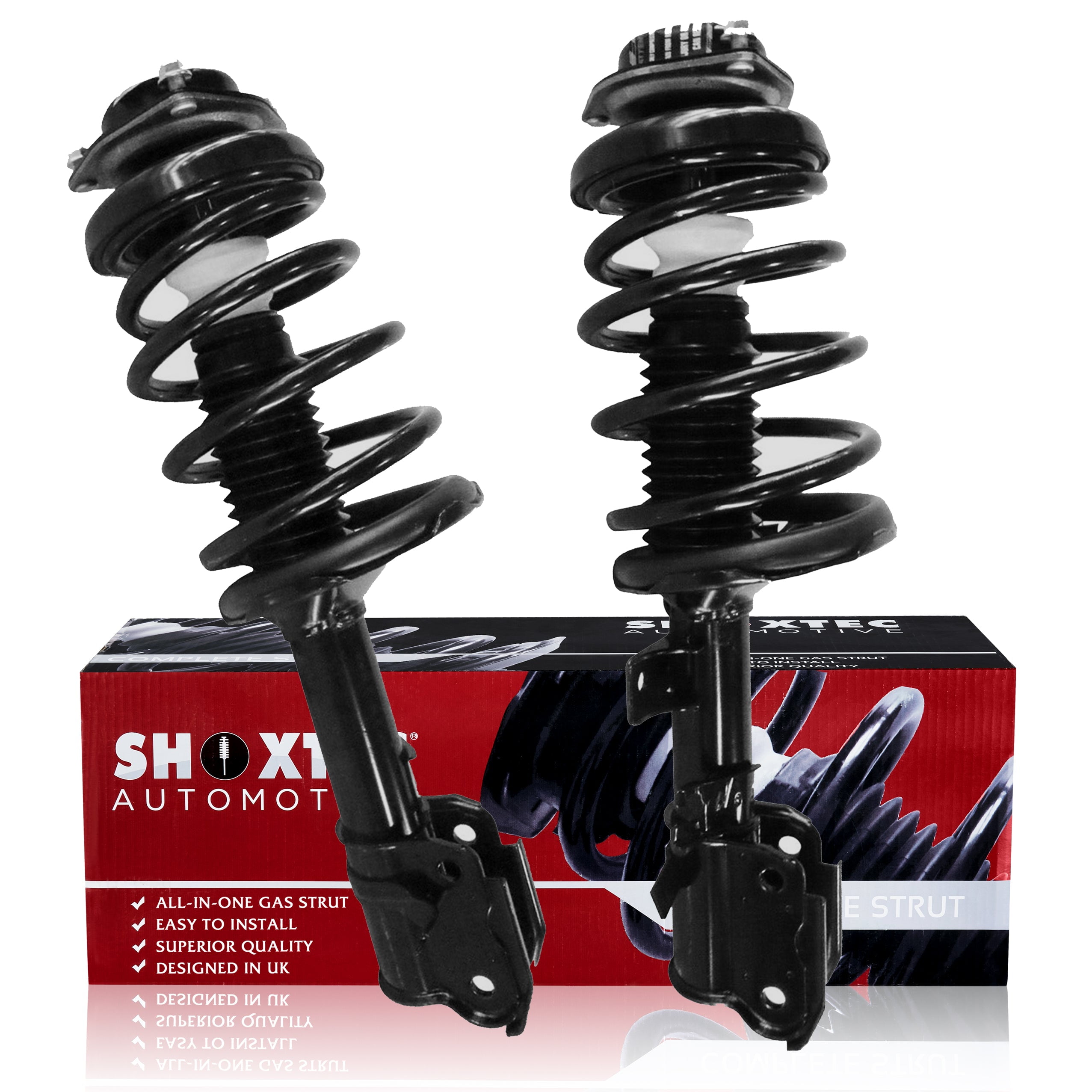 Shoxtec Front Complete Strut Assembly fits 2001 Infiniti QX4; 1999-2001 Nissan Pathfinder Coil Spring Assembly Shock Absorber Repl. 171574&nbsp;171573