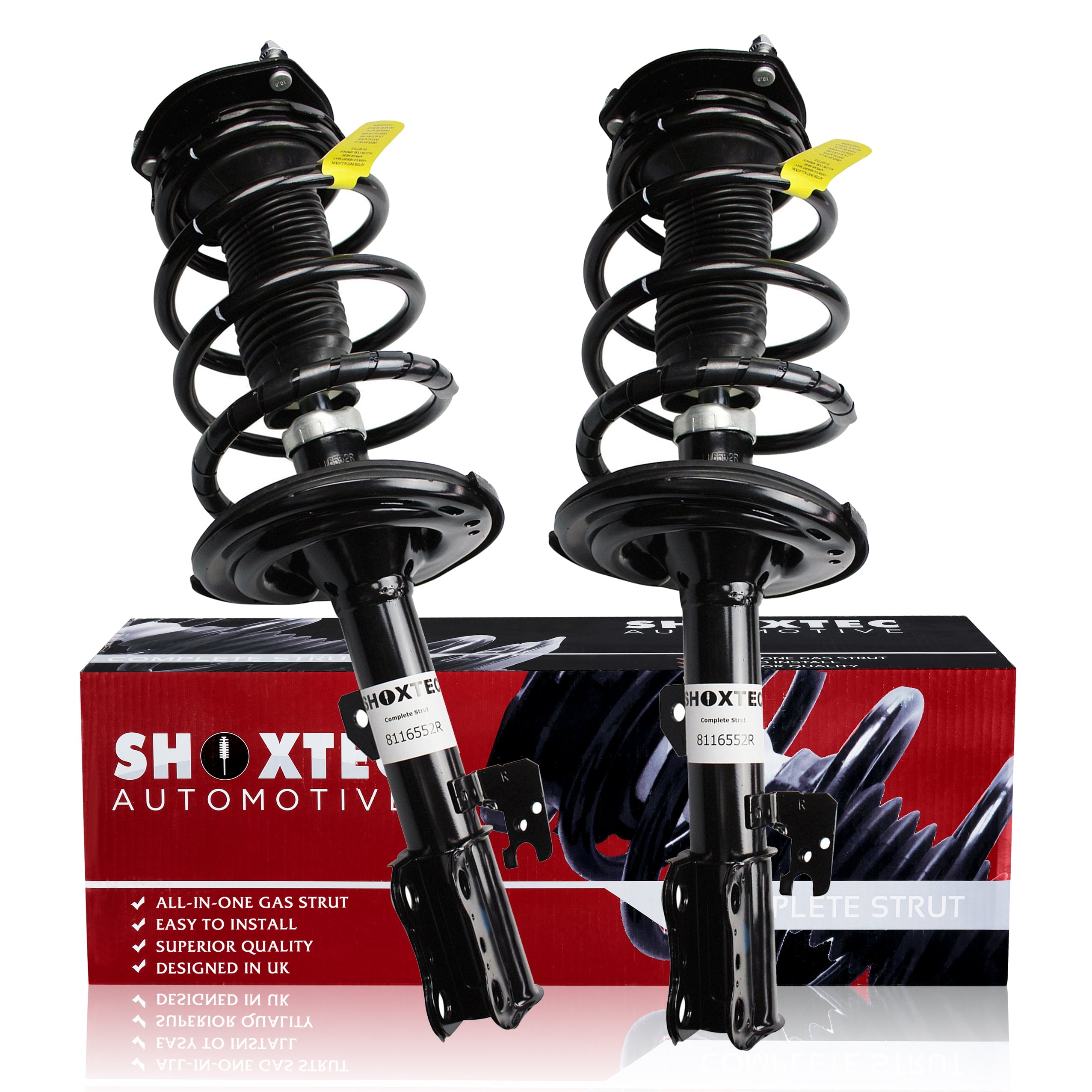 Shoxtec Front Complete Strut Assembly for 2005 - 2010 Toyota Sienna FWD ...