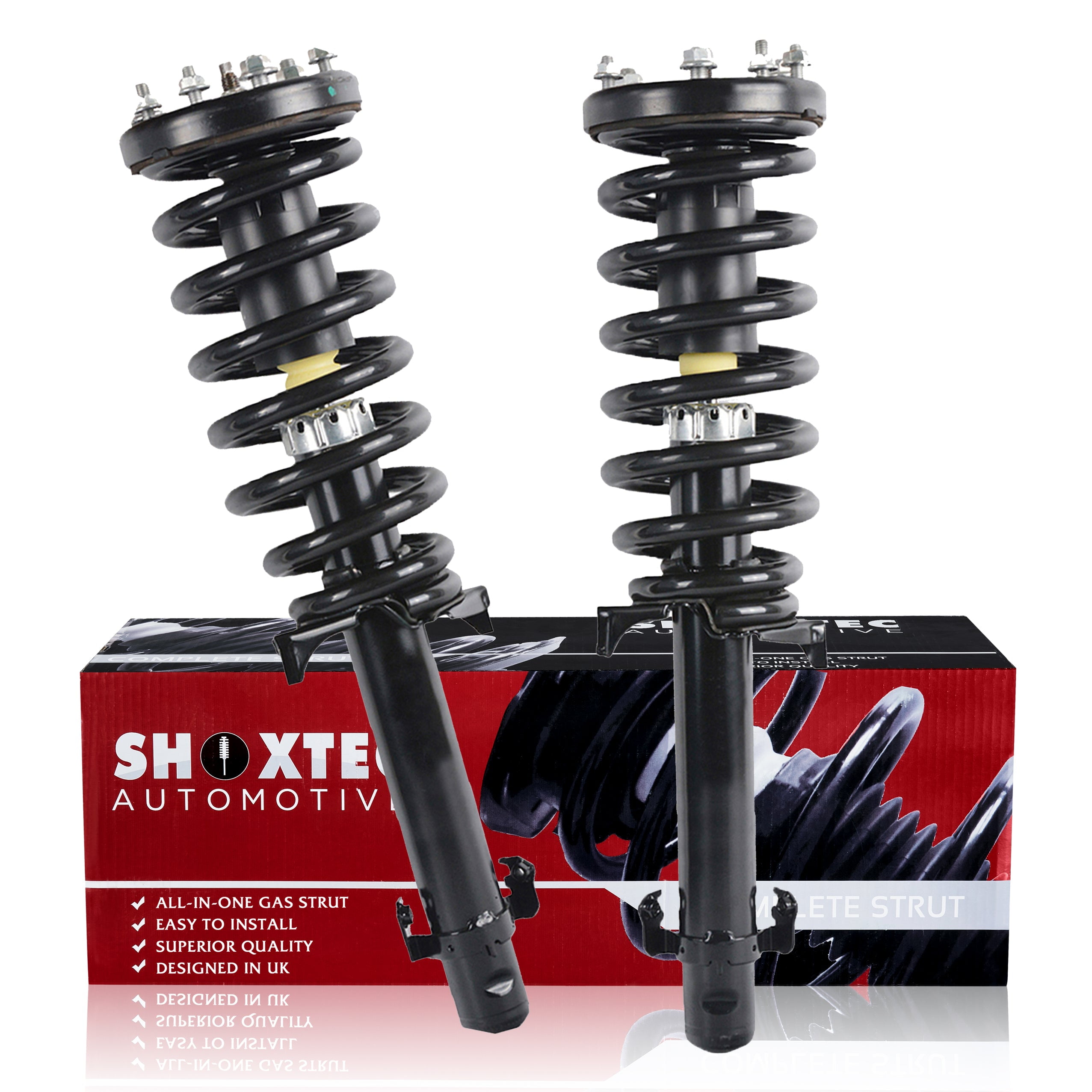SCITOO 2 Front Complete Strut Assembly With Springs & Mounts For 2008-2012 Honda Accord 3.5L