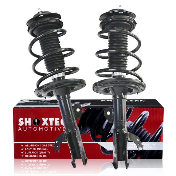 Shoxtec Front Complete Struts fits 2012-2014 Toyota Camry Coil Spring Assembly Shock Absorber Repl. Part no. 1333375