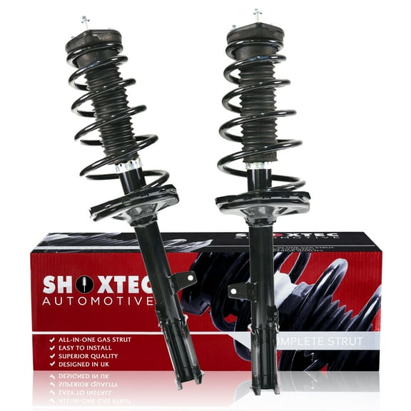 Shoxtec Rear Complete Strut Assembly fits 2008-2013 Toyota Highlander;2013-2015 Venza Coil Spring Assembly Shock Absorber Repl. 172486 172485