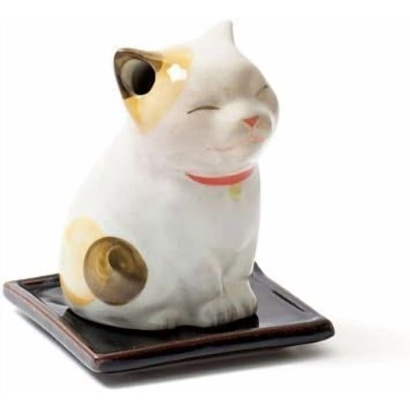 Shoyeido's Kitty Cat Maneki Neko Incense Holder$$Home Decor, Kitchen, & Other
