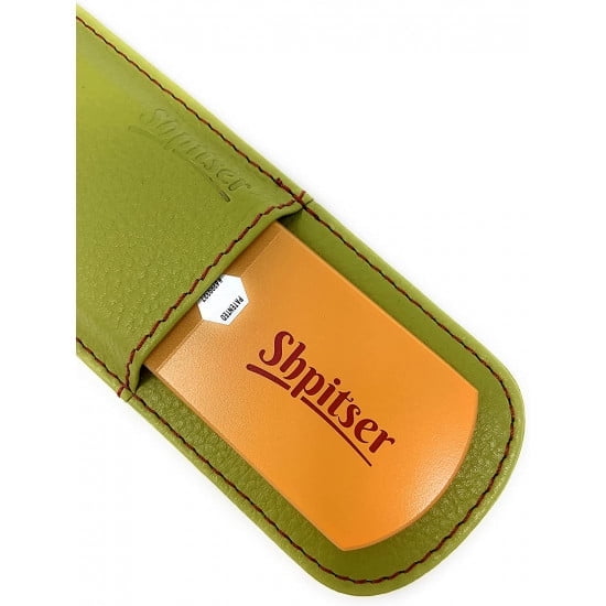 Shpitser Bohemian Crystal Dual Texture Pedicure Bar Rasp File 6mm Thick in good quality Leather Case