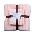 thumbnail image 1 of Shpwfbe Bathroom Accessories Bath Towels Coral Velvet Suit Gift Towel Gift Soft Absorbent Son & Mother Towel Set（Towel :35*75Cm;Bath Towel: 70*140Cm） Towels For Bathroom, 1 of 9