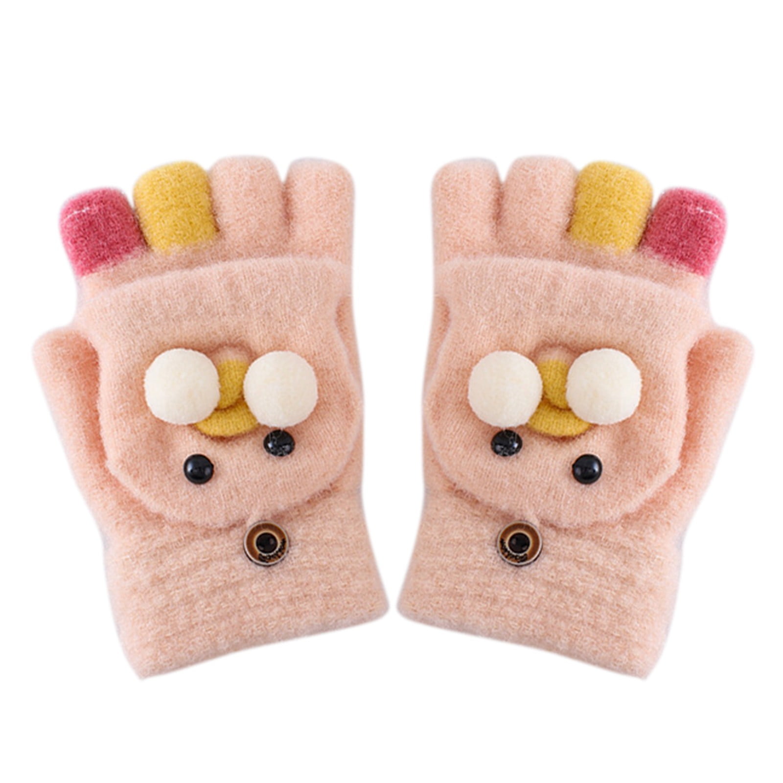 Children's fingerless mittens deals