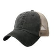 thumbnail image 1 of Shpwfbe Hats For Men Unisex Outdoor Cotton High Quality Embroidered Mesh Baseball Caps Adjustable Baseball Cap, 1 of 2