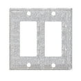 thumbnail image 1 of Shpwfbe Home Decor Crystal Decoration 1Set Silver Shiny Rhinestones Wall Plate Light Cover Wall Plate Cover Light Cover Decorative Bling Light Cover For Home Ornaments Room Decor, 1 of 7