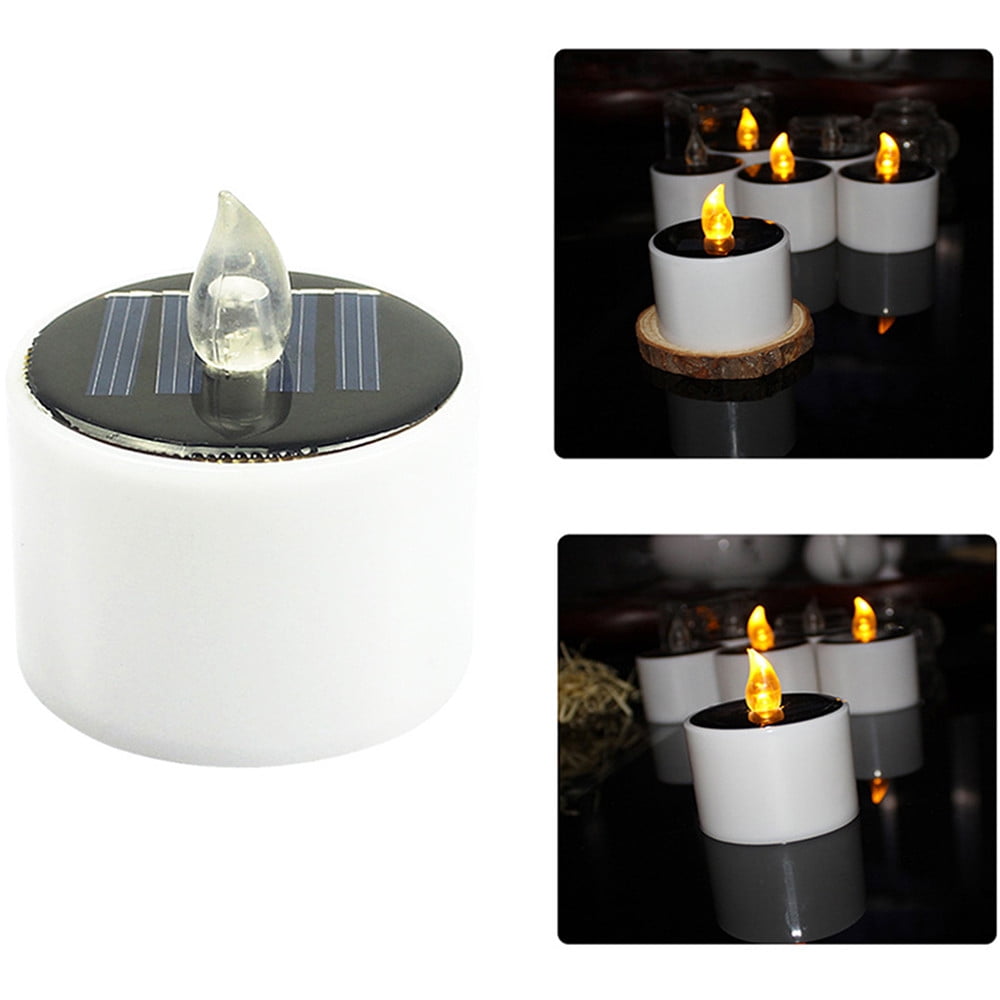 Shpwfbe Home Decor Solar Garden Lights 1Pcs Electronic Candles ...