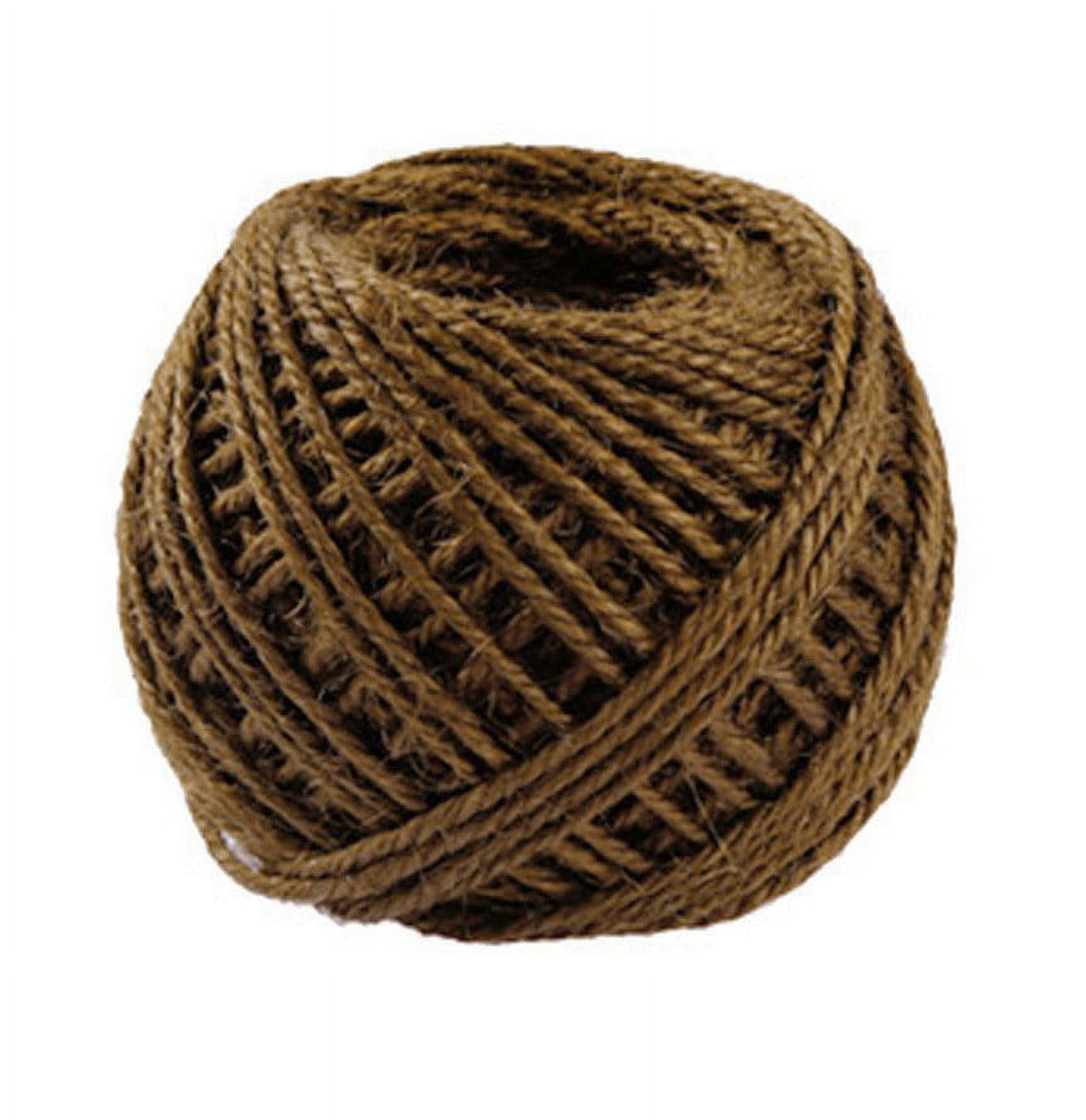 Shpwfbe Home Knitting & Crochet Supplies 40M Natural Brown Jute