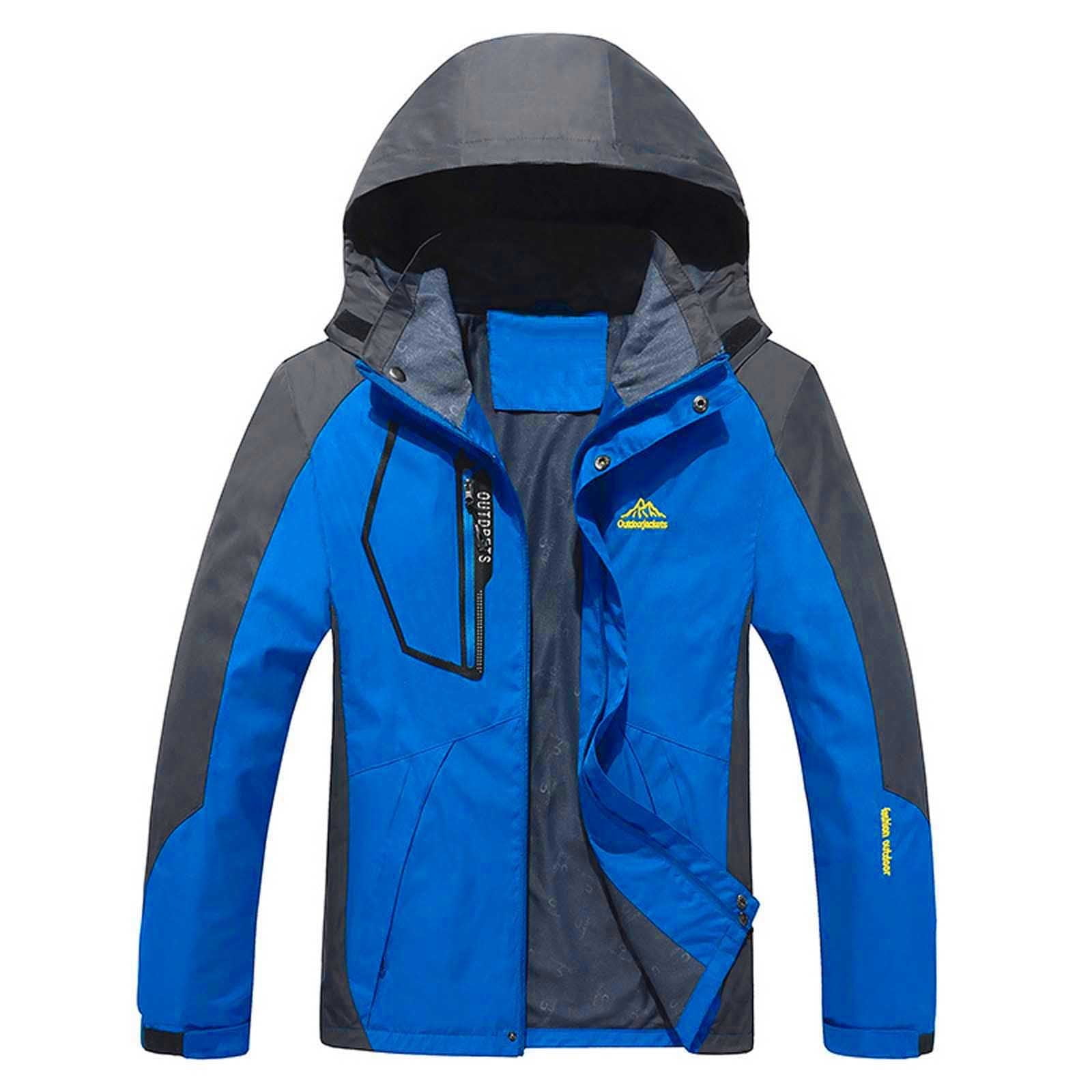 Shpwfbe Men's Jacket Fall Singlelayer Thin Windproof And Jacket Sky