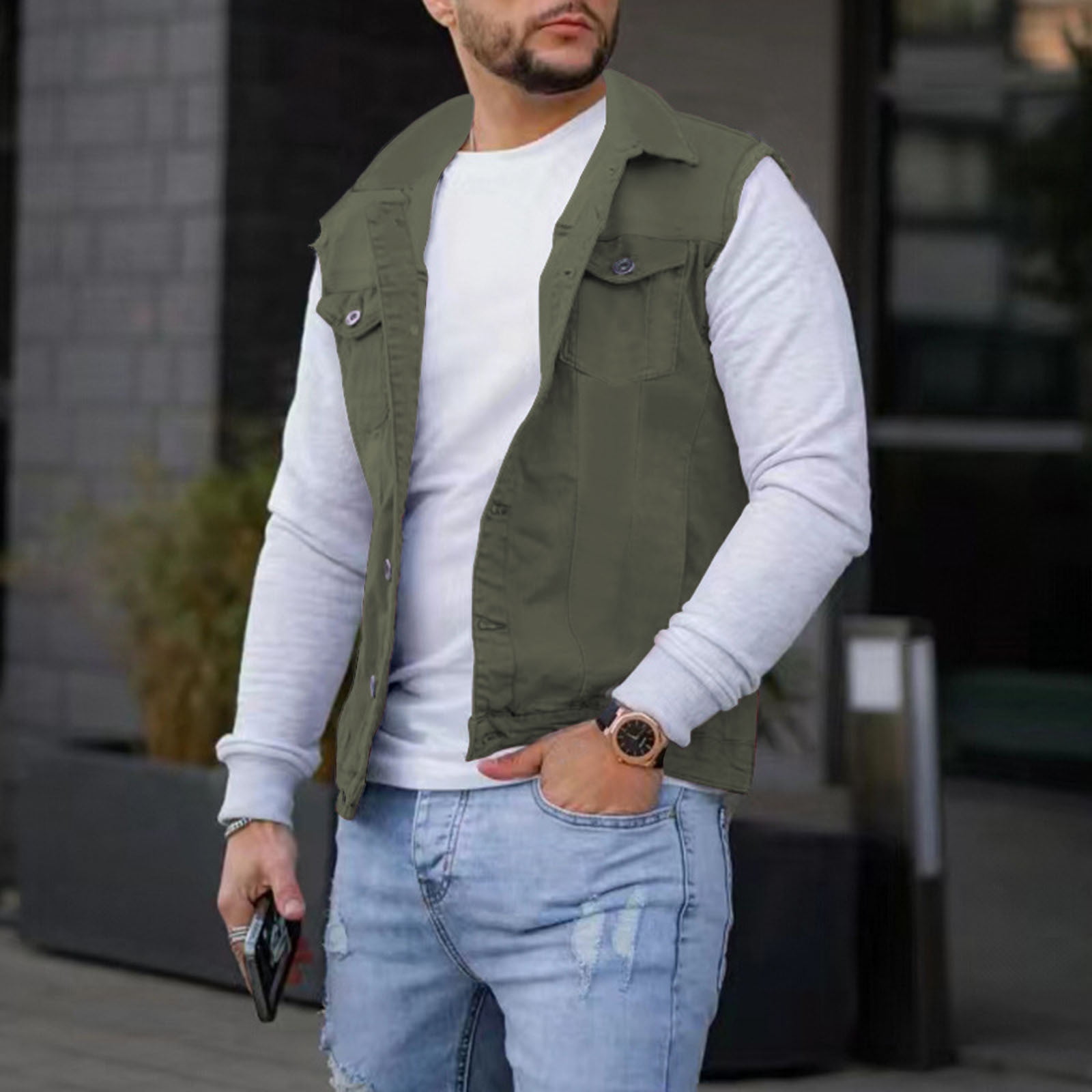 Army vest hotsell mens fashion