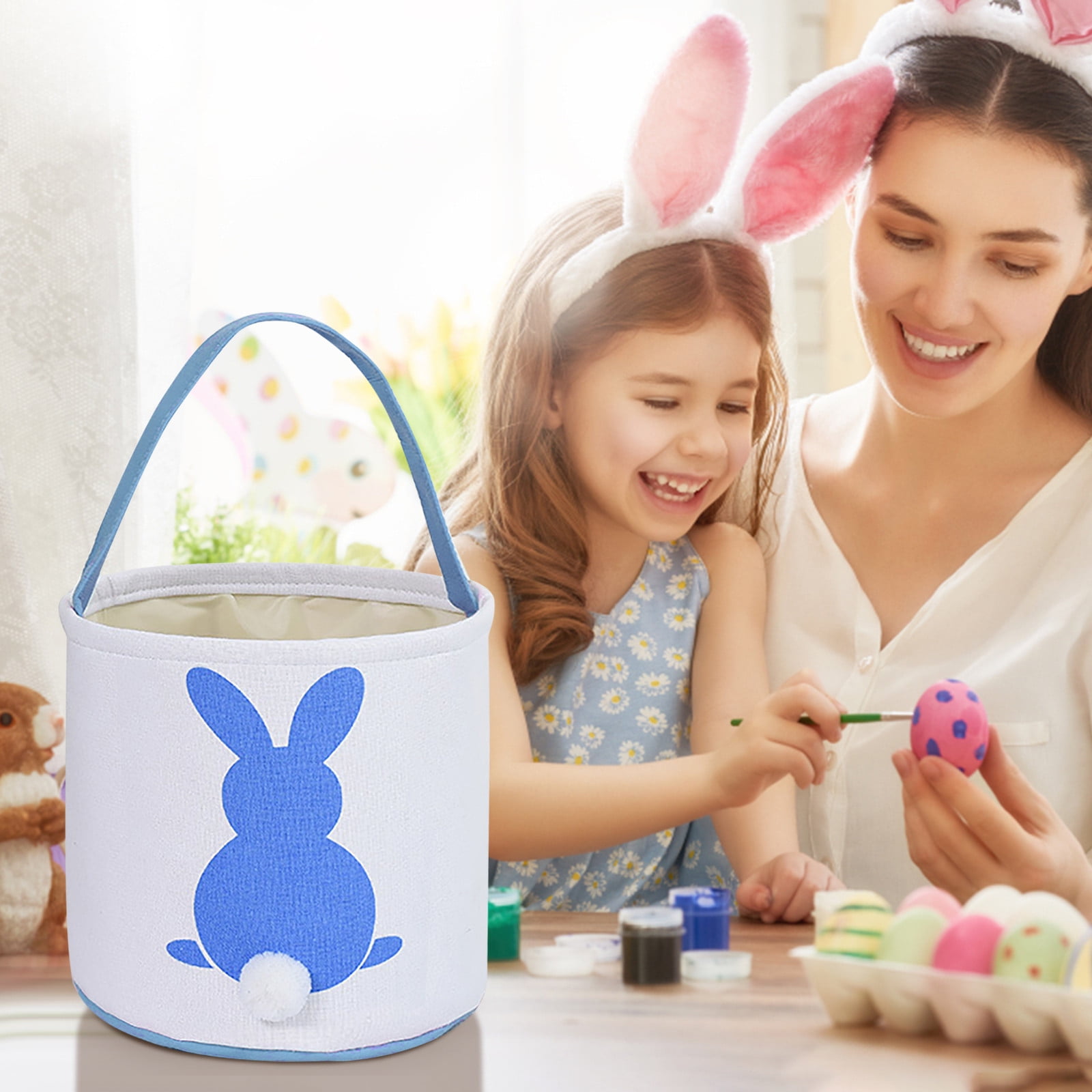 Shpwfbe Organization And Storage Cute Animal Basket Holiday Rabbit ...