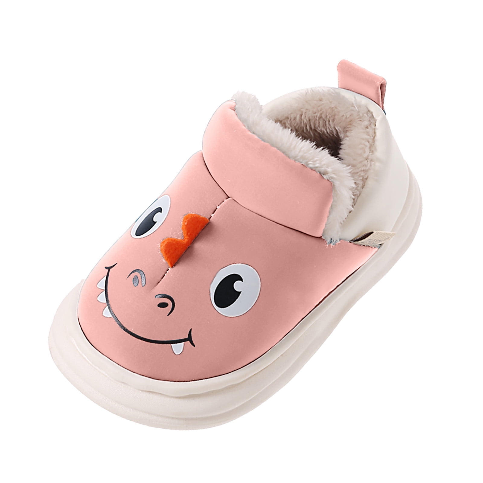 shpwfbe-shoes-children-cotton-slippers-boys-cartoon-smlie-dinosaur-bag