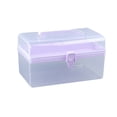 thumbnail image 1 of Shpwfbe Tool Box Storage Bins Clear Multipurpose Portable Handled Organizer Storage Box Storage Bags, 1 of 2