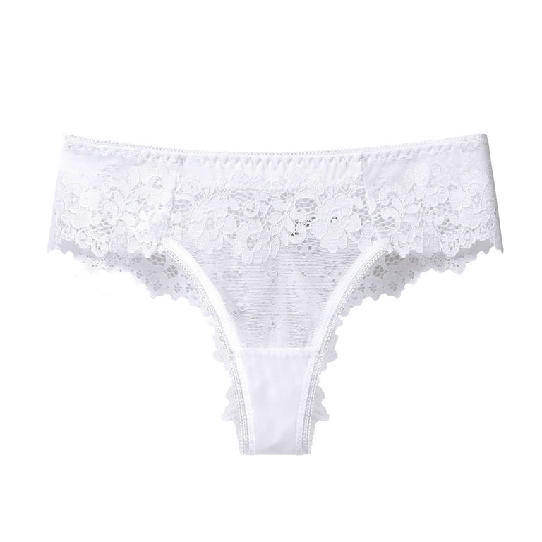 Shpwfbe Underwear Women Lace Temptation Low-Waist Panties Thong