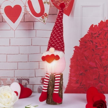 Shpwfbe Valentines Day Decorations Valentines Day Gifts Valentine's Day Glowing Love Doll Doll Window Props Decoration Ornaments Plush Doll Decoration With Valentines Day Decor Valentines Day Decor