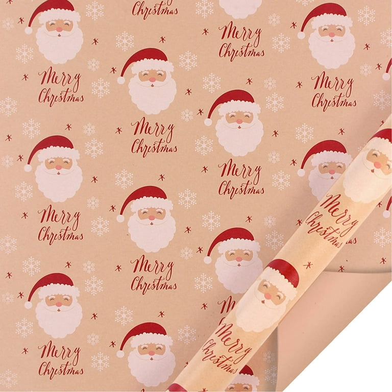 Vintage Christmas gift wrapping paper along with vintage Christmas